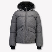 Boss Enfant Garçons Veste d'hiver Anthracite
