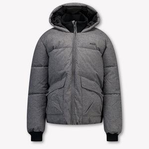 Boss Enfant Garçons Veste d'hiver Anthracite