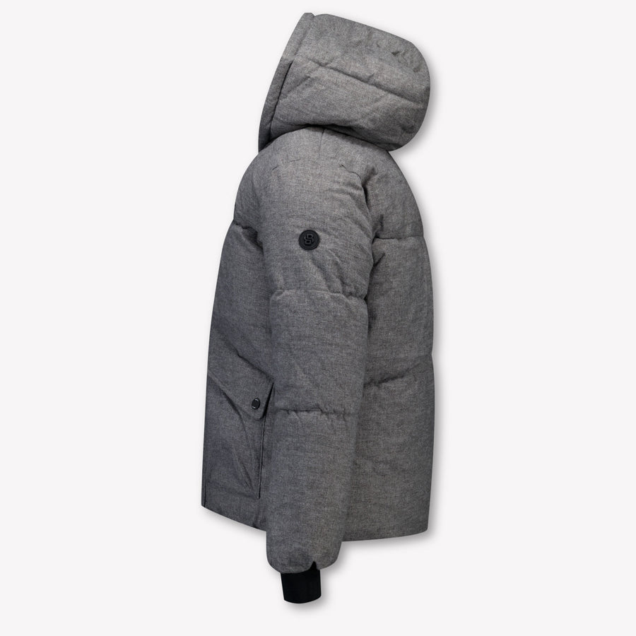 Boss Enfant Garçons Veste d'hiver Anthracite