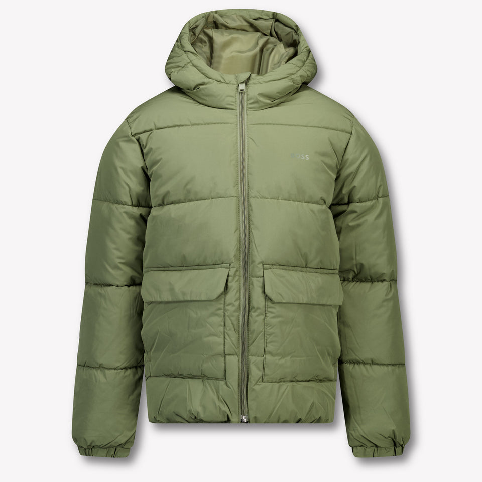 Boss Enfant Garçons Veste d'hiver Armée