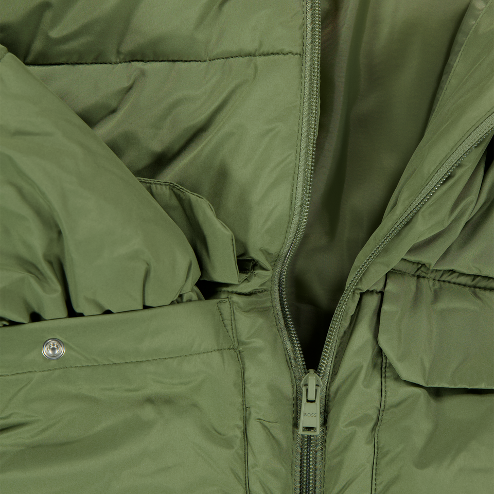 Boss Enfant Garçons Veste d'hiver Armée