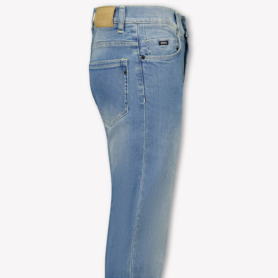 Boss Ragazzo Ragazzi Jeans In Azzurro