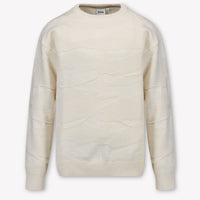 Boss Enfant Garçons Pull Beige Clair