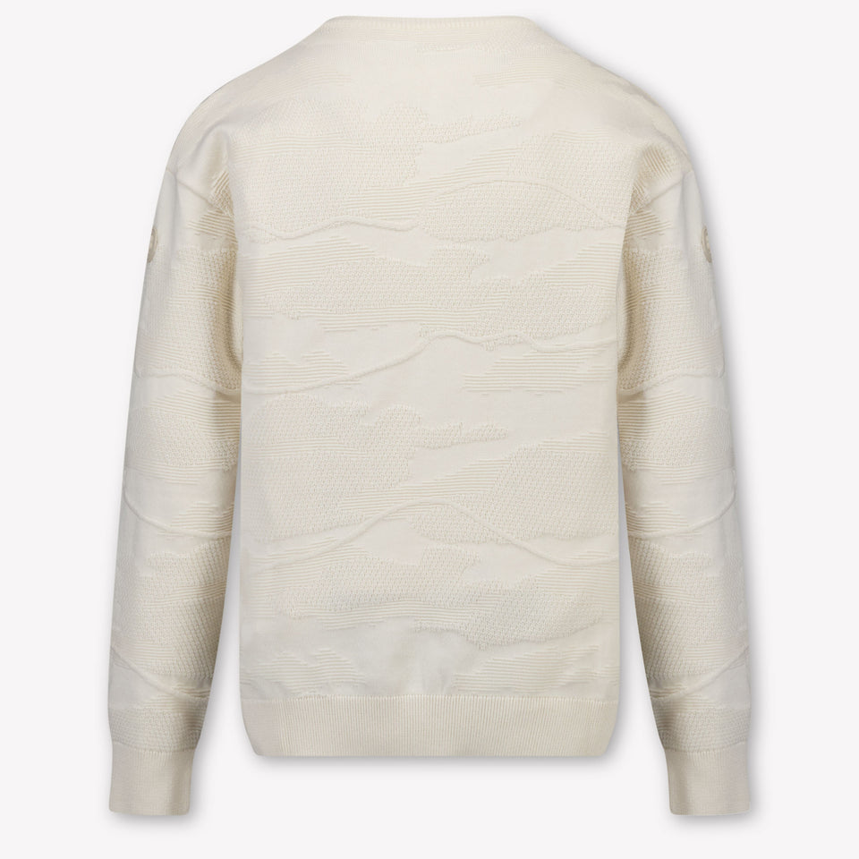 Boss Niño Chicos Suéter en Beige claro