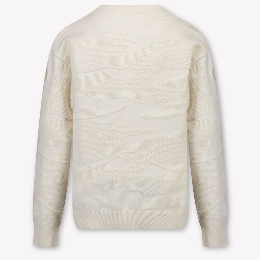 Boss Enfant Garçons Pull Beige Clair