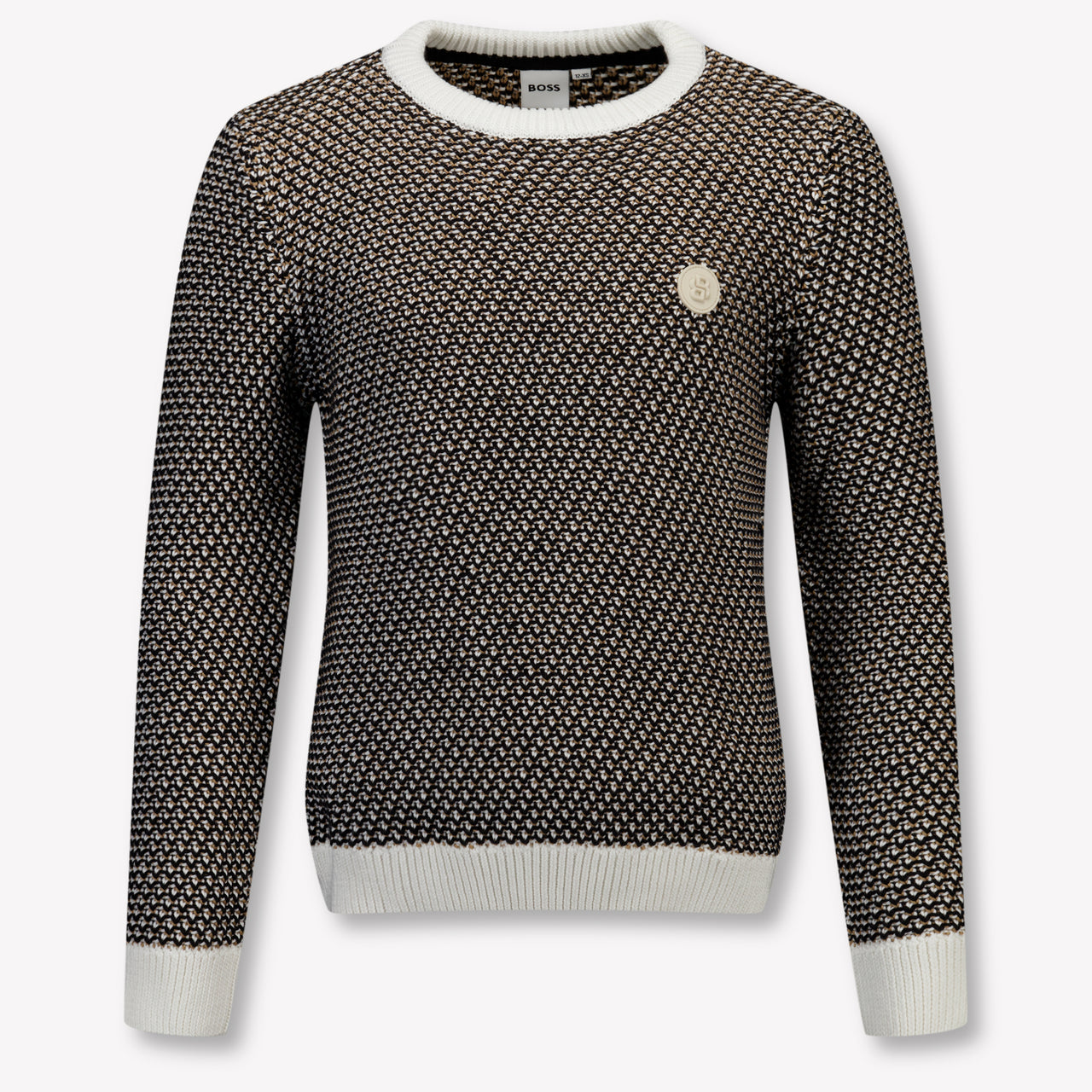 Boss Enfant Garçons Pull Noir