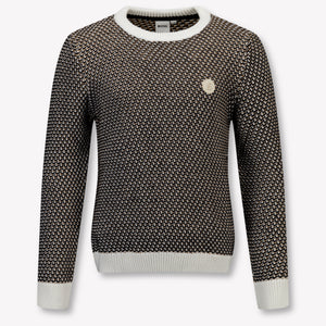 Boss Enfant Garçons Pull Noir
