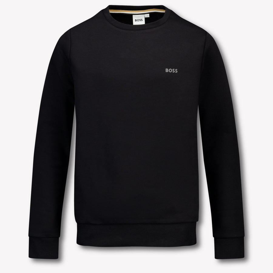 Boss Enfant Garçons Pull Noir
