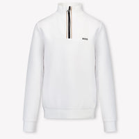 Boss Enfant Garçons Pull Blanc