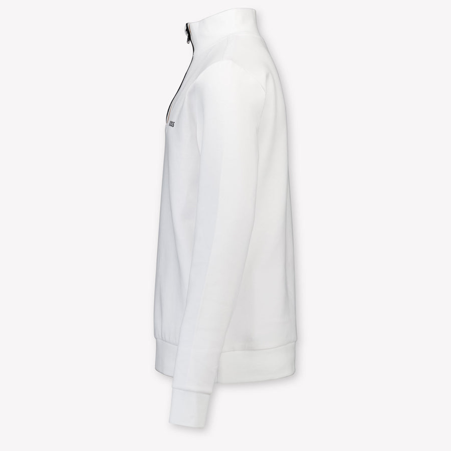 Boss Enfant Garçons Pull Blanc