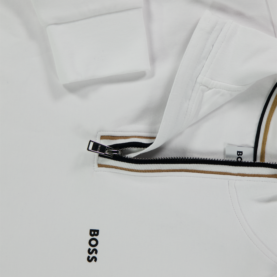 Boss Ragazzo Ragazzi Maglione in Bianco
