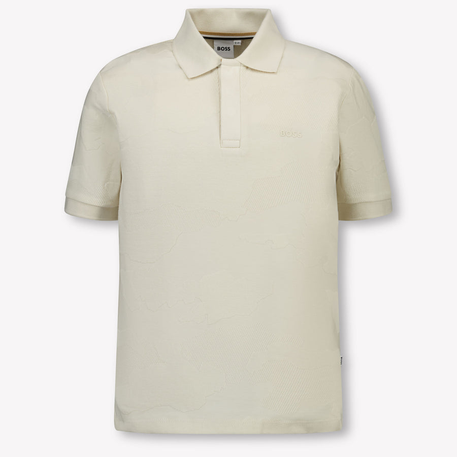 Boss Enfant Garçons Polo Beige Clair
