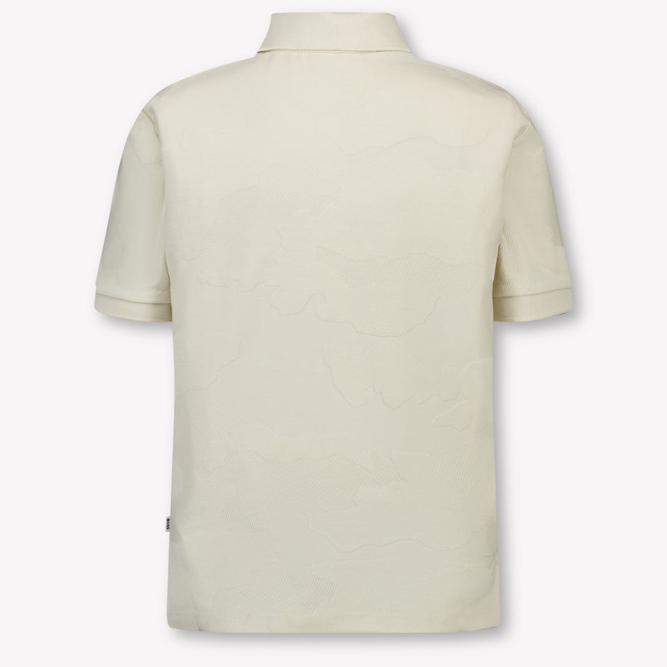 Boss Kinder Jungen Polo Helles Beige