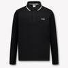 Boss Enfant Garçons Polo Noir