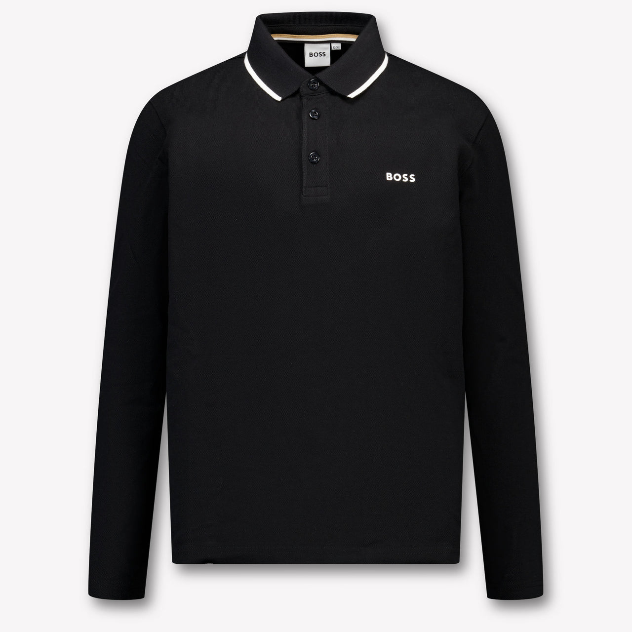Boss Enfant Garçons Polo Noir