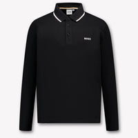 Boss Enfant Garçons Polo Noir