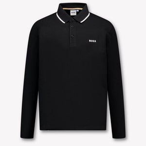 Boss Enfant Garçons Polo Noir