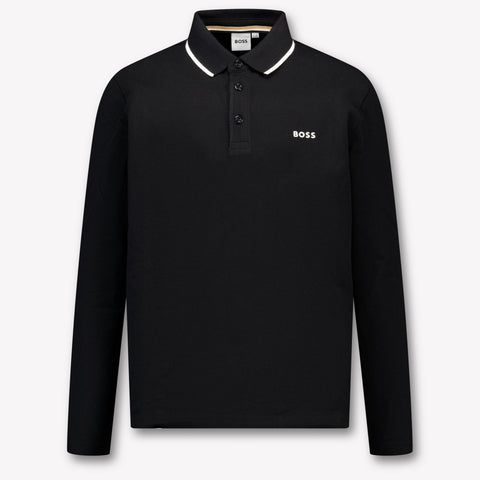 Boss Kinder Jungen Polo Schwarz