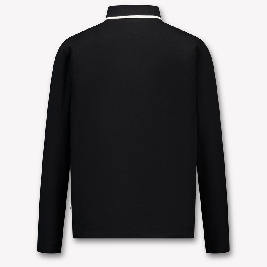 Boss Enfant Garçons Polo Noir