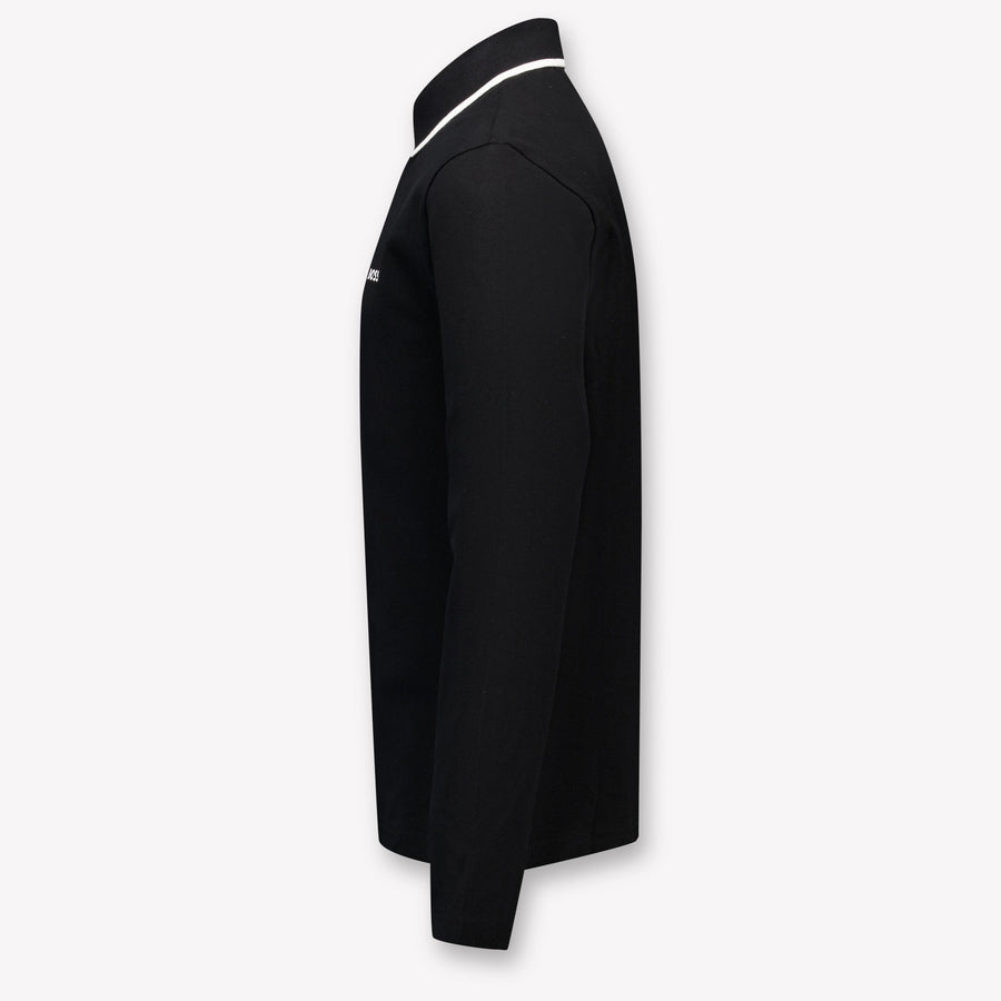 Boss Enfant Garçons Polo Noir