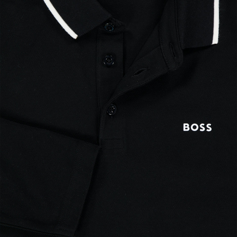 Boss Ragazzo Ragazzi Polo Nero
