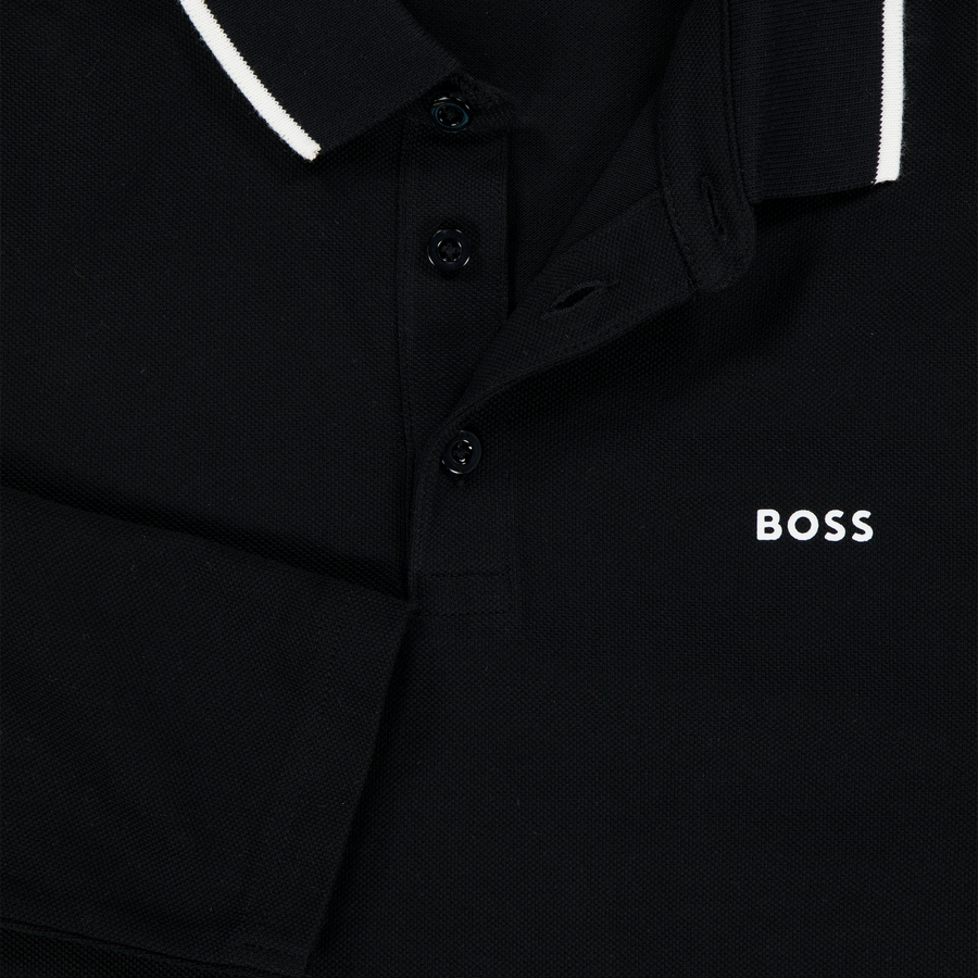 Boss Enfant Garçons Polo Noir