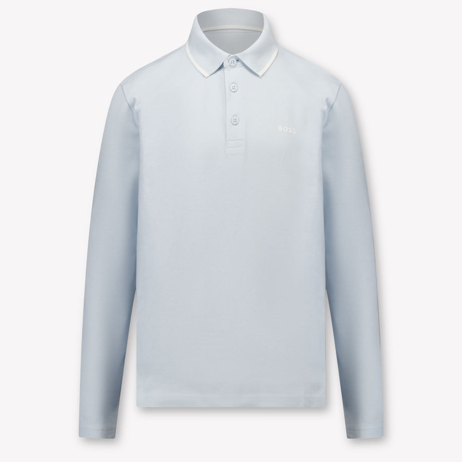 Boss Enfant Garçons Polo Bleu Clair