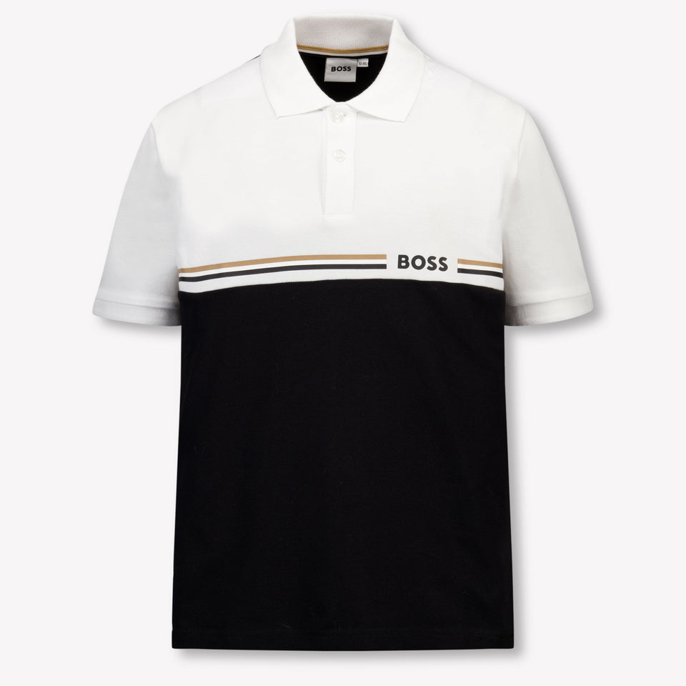 Boss Niño Chicos Polo Negro