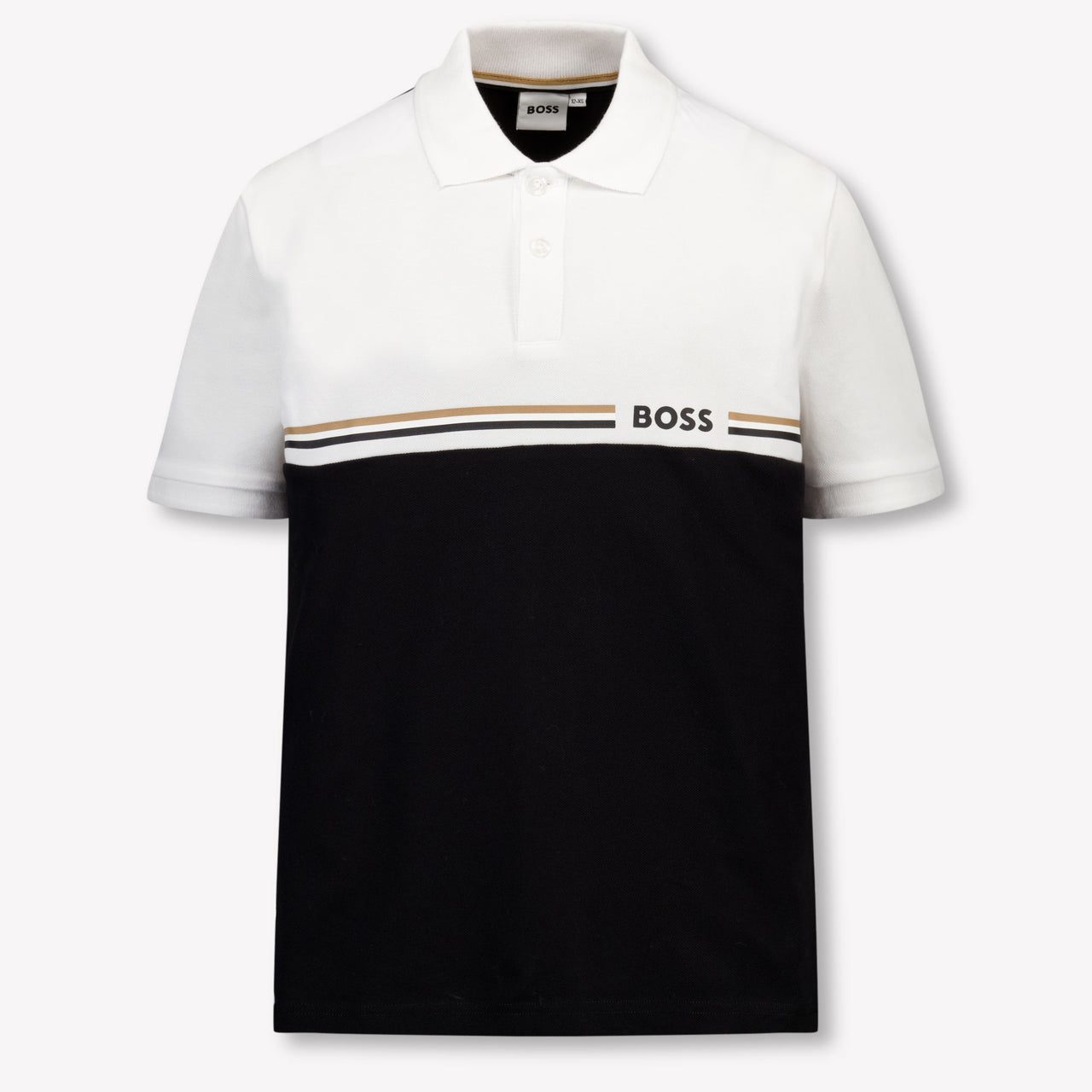 Boss Enfant Garçons Polo Noir