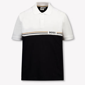 Boss Enfant Garçons Polo Noir