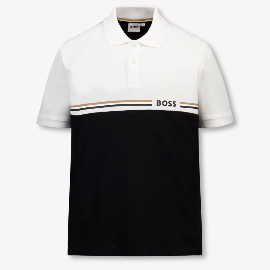 Boss Enfant Garçons Polo Noir