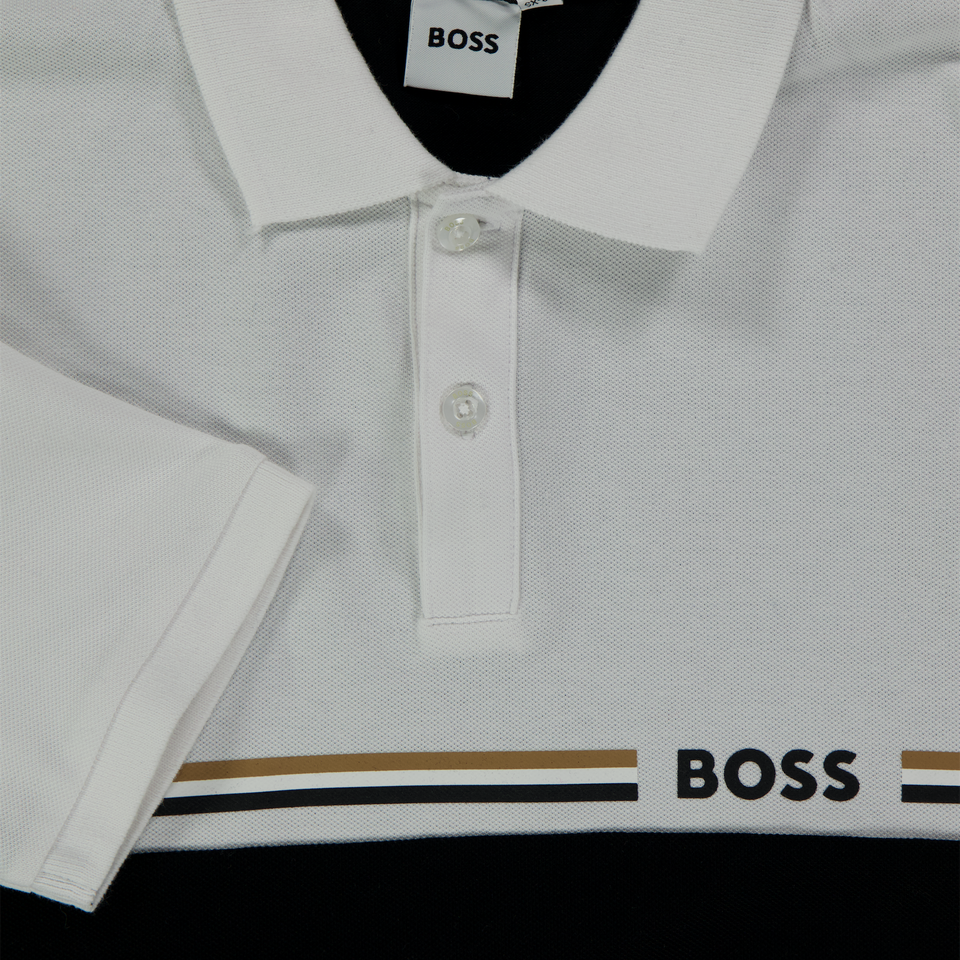 Boss Niño Chicos Polo Negro