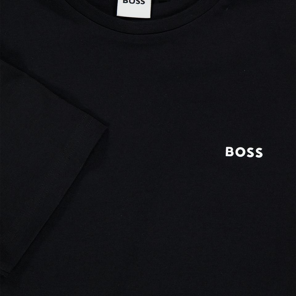 Boss Kinder Jungen T-Shirt Schwarz