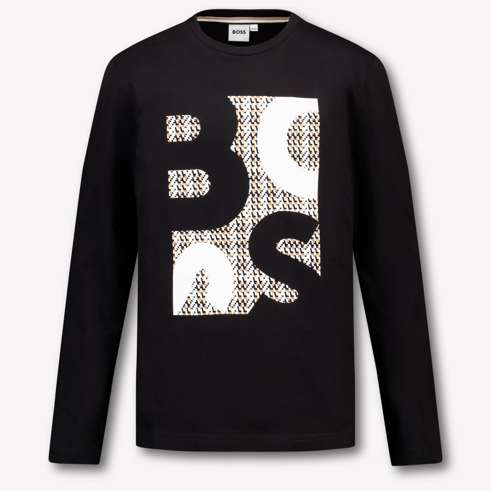 Boss Kinder Jungen T-Shirt Schwarz