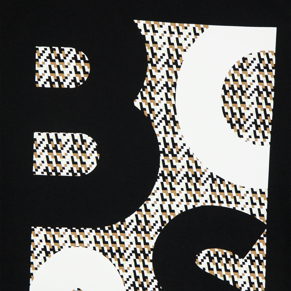 Boss Ragazzo Ragazzi Maglietta dentro Nero