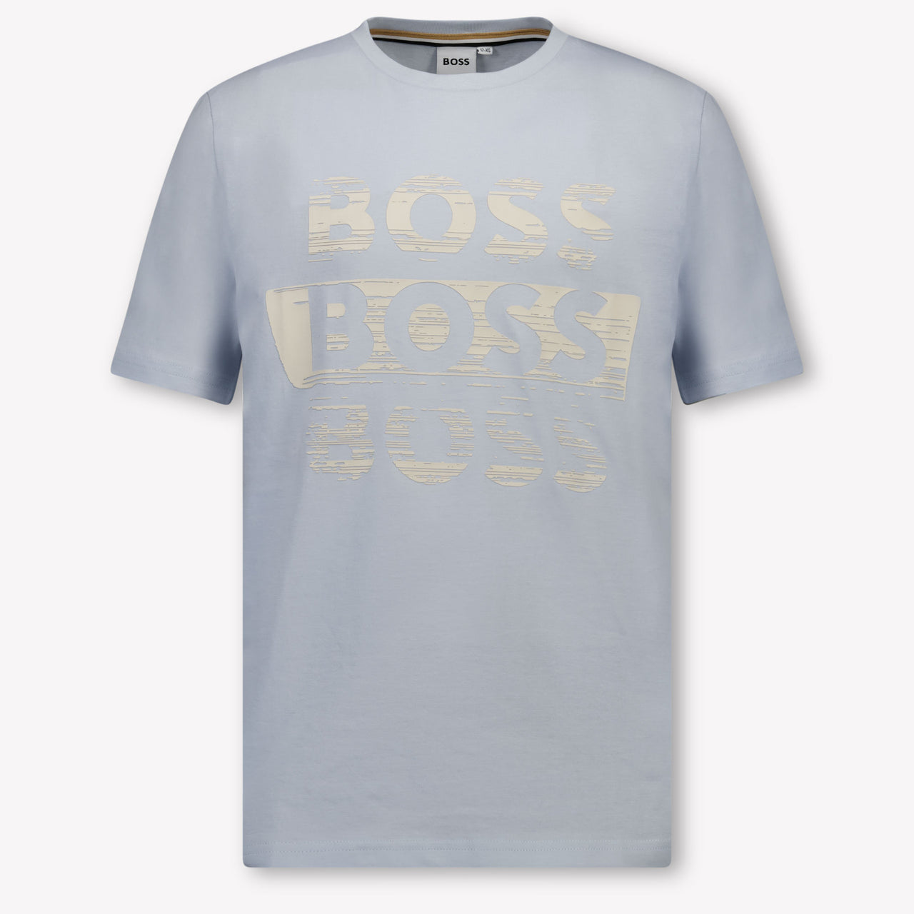 Boss Enfant Garçons T-shirt Bleu Clair