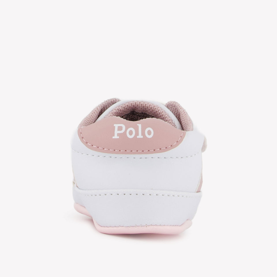 Ralph Lauren Ryley PS Layette Baby Ragazze Sneaker Bianco
