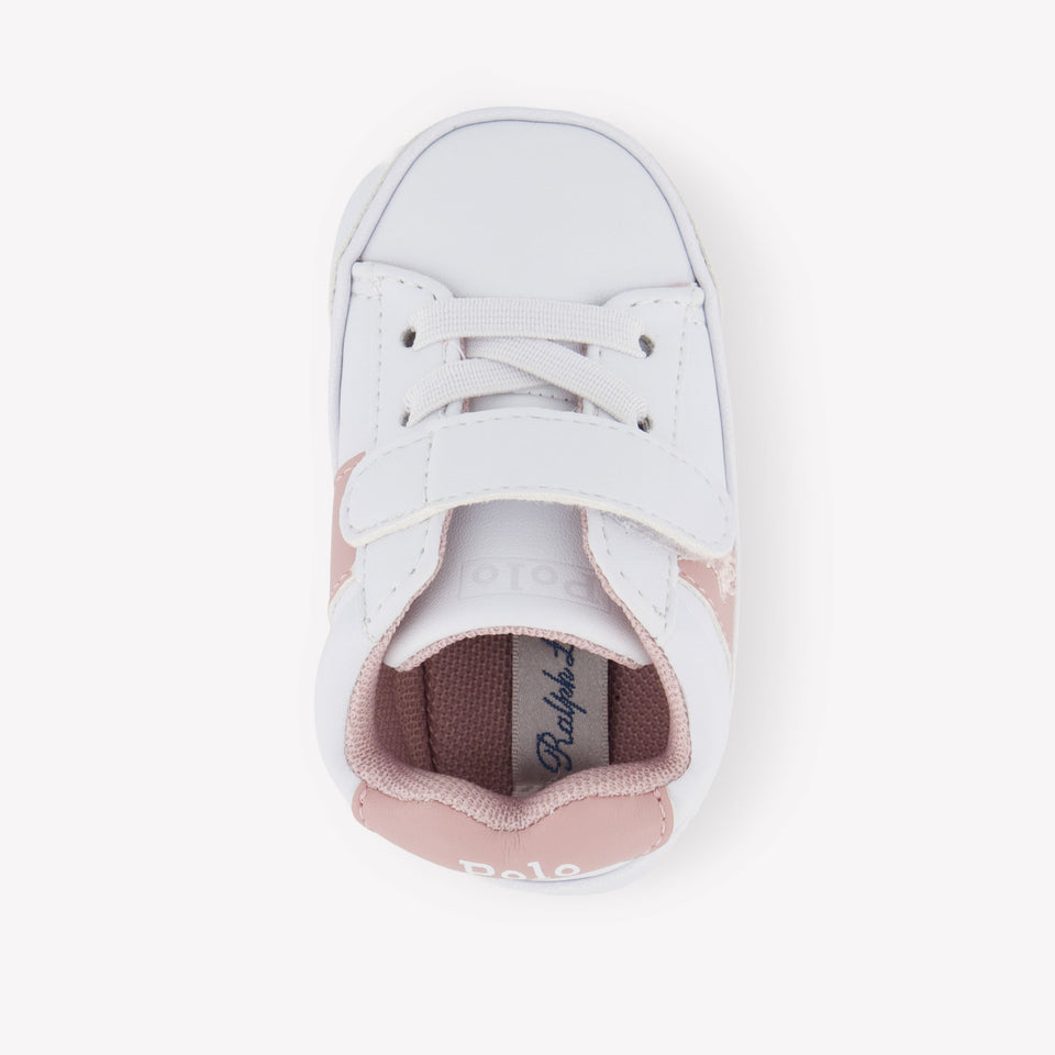Ralph Lauren Ryley PS Layette Baby Ragazze Sneaker Bianco