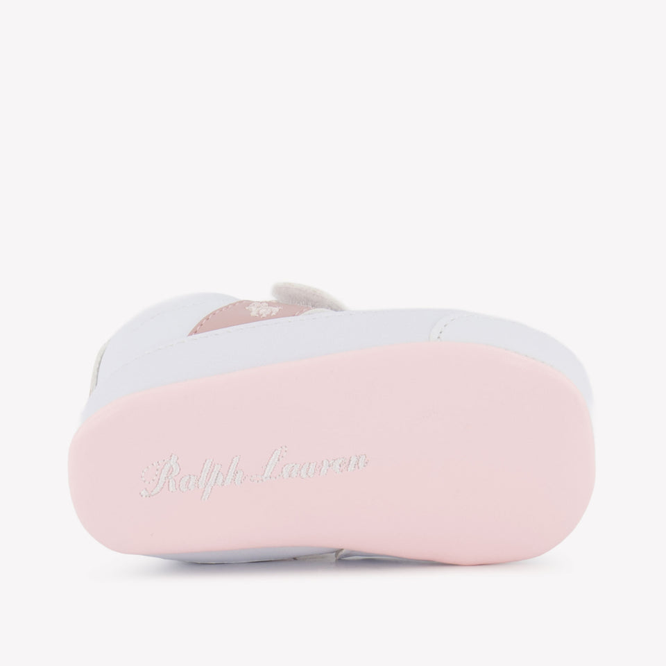 Ralph Lauren Ryley PS Layette Baby Ragazze Sneaker Bianco