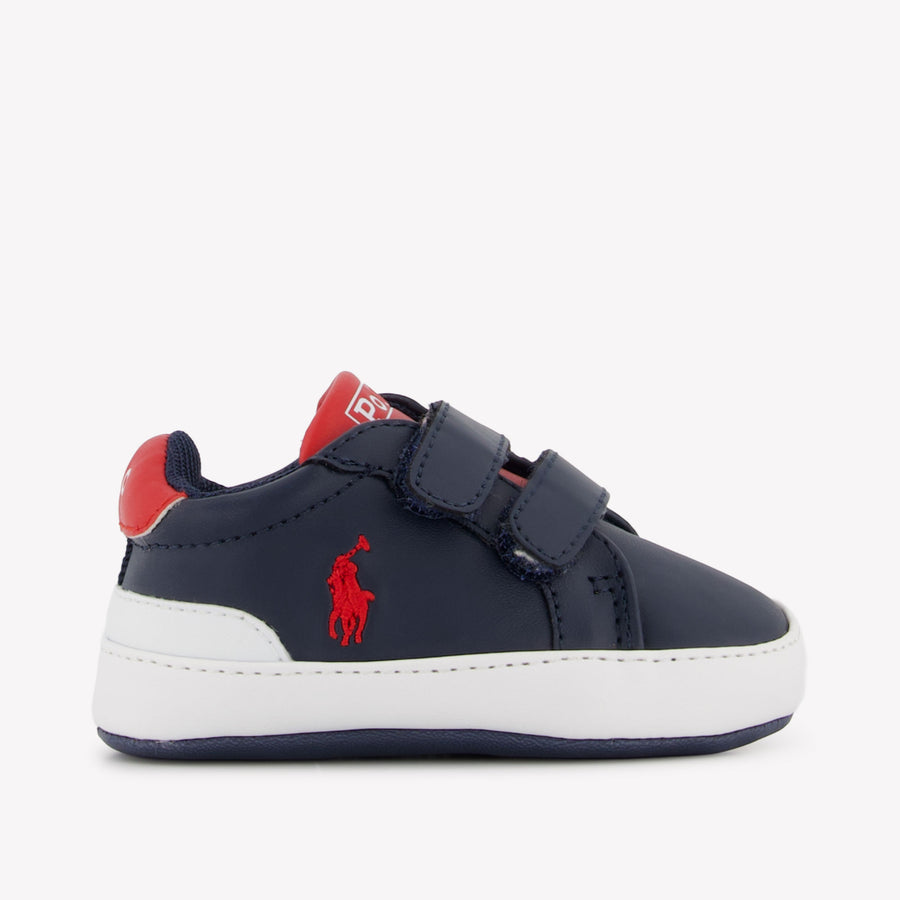Ralph Lauren Heritage Court II Baby Ragazzi Sneaker Navy