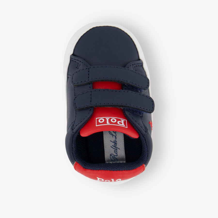 Ralph Lauren Heritage Court II Baby Ragazzi Sneaker Navy