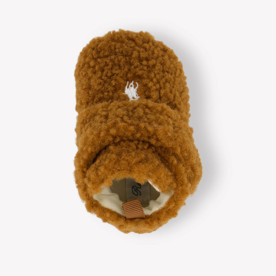 Ralph Lauren Lando Layette bébé Unisexe Baskets Camel
