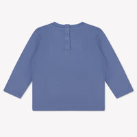Guess Bébé Garçons T-shirt Bleu Clair