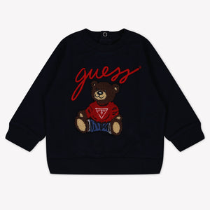 Guess Bébé Garçons Pull Navy