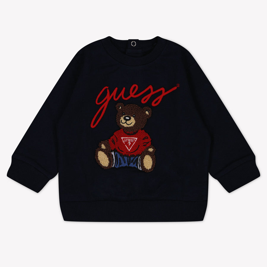 Guess Bébé Garçons Pull Navy