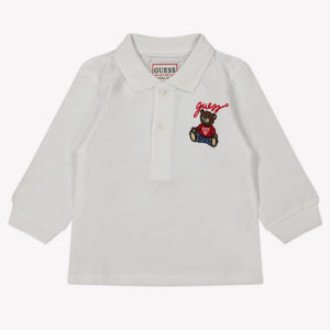 Guess Bébé Garçons Polo Blanc
