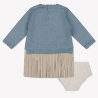 Guess Bébé Filles Robe Bleu Clair