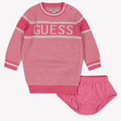 Guess Bebé Chicas Vestido Rosa