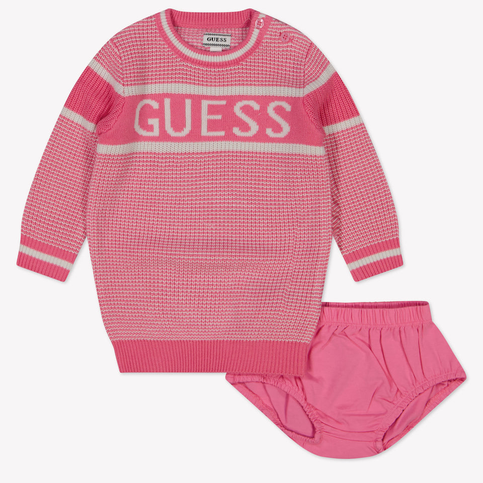 Guess Bebé Chicas Vestido Rosa