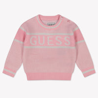 Guess Baby Mädchen Pullover Hellrosa